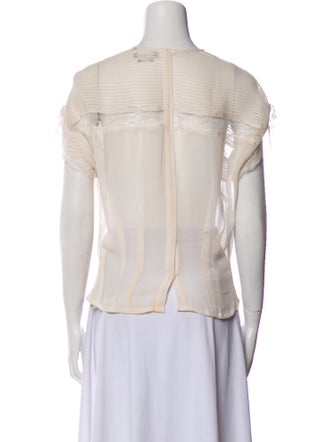 Isabel Marant Crew Neck Short Sleeve Blouse
