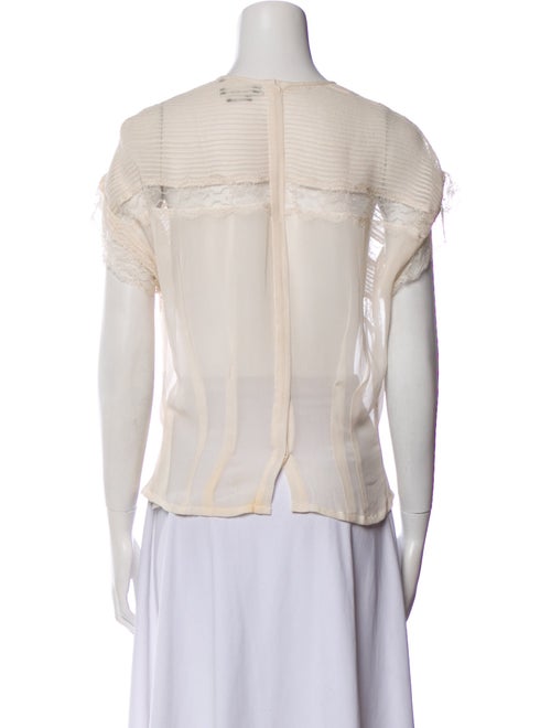 Isabel Marant Crew Neck Short Sleeve Blouse