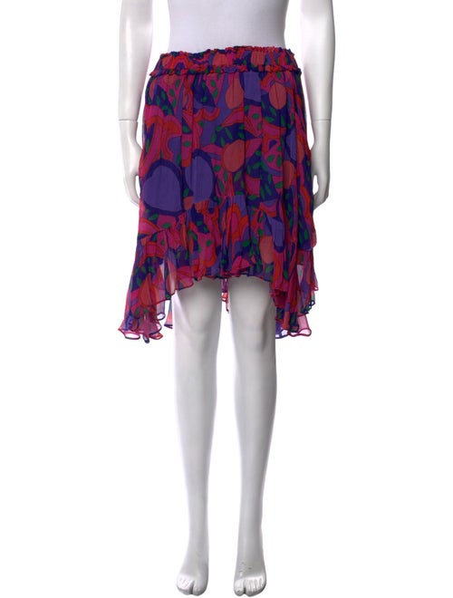 Isabel Marant Silk Knee-Length Skirt