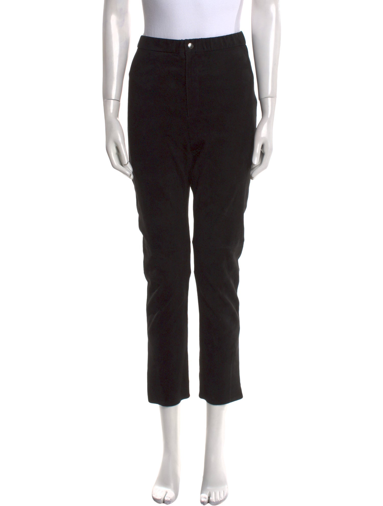 Isabel Marant Lamb Leather Straight Leg Pants