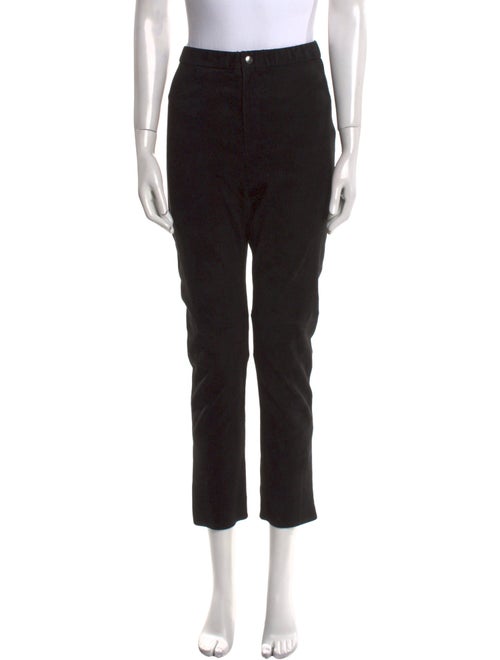 Isabel Marant Lamb Leather Straight Leg Pants