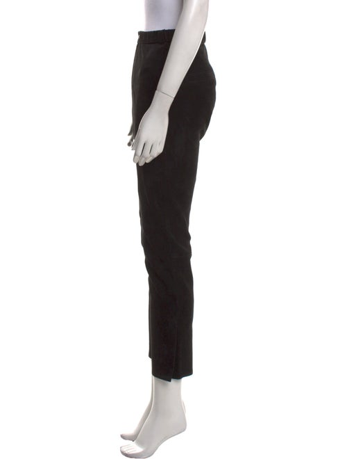 Isabel Marant Lamb Leather Straight Leg Pants