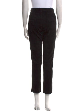 Isabel Marant Lamb Leather Straight Leg Pants