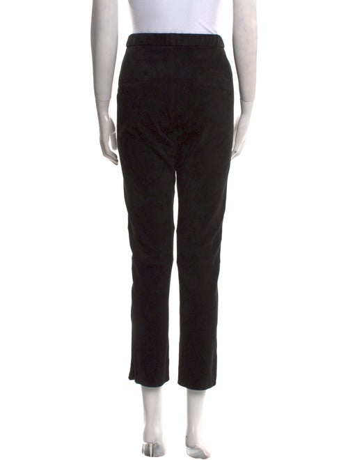 Isabel Marant Lamb Leather Straight Leg Pants