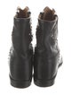 Isabel Marant Leather Studded Accents Combat Boots