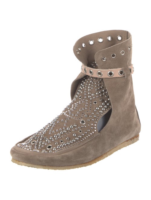 Isabel Marant Suede Studded Accents Boots