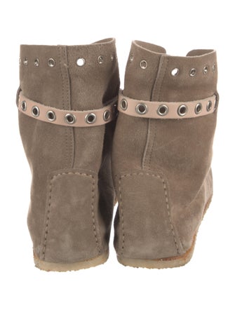 Isabel Marant Suede Studded Accents Boots