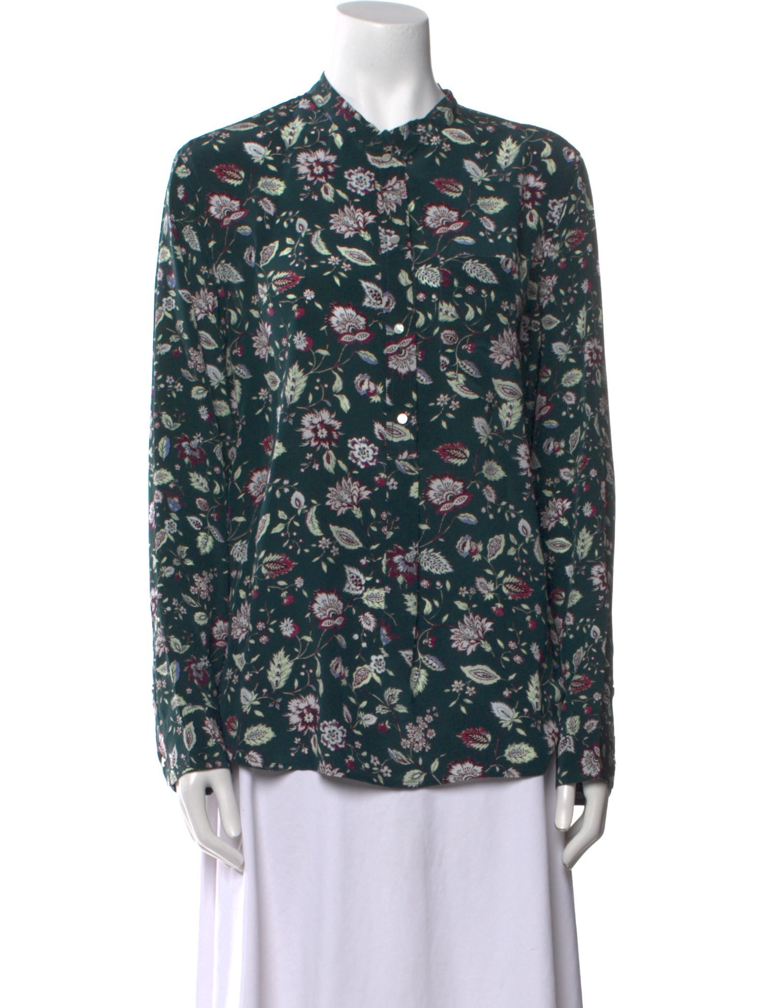 Isabel Marant Silk Floral Print Blouse