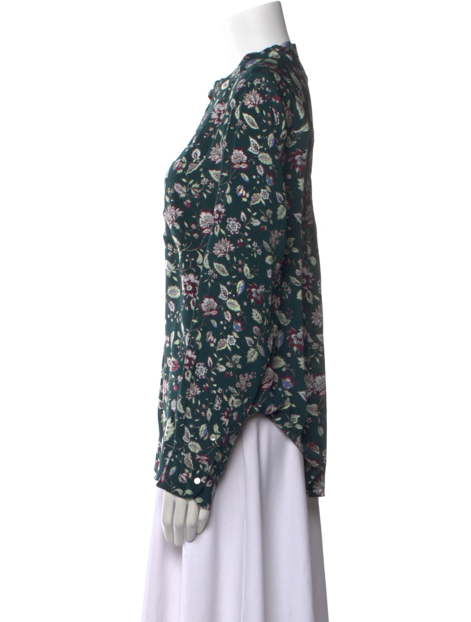 Isabel Marant Silk Floral Print Blouse