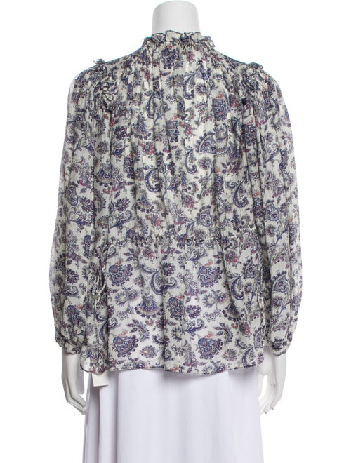 Isabel Marant Silk Floral Print Blouse