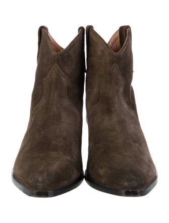 Isabel Marant Suede Western Boots