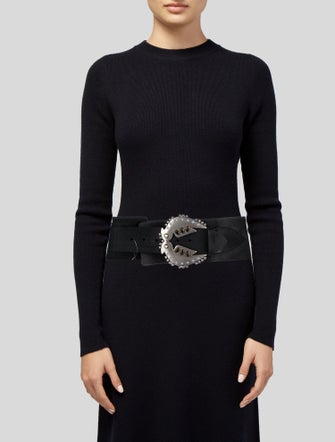 Isabel Marant Wide Leather Waist Belt