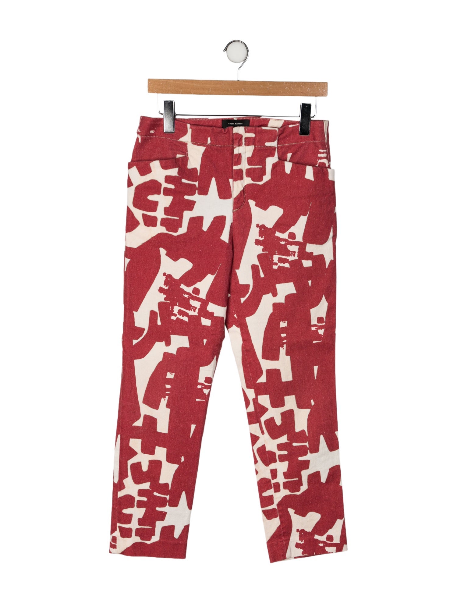 Isabel Marant Printed Straight Leg Pants