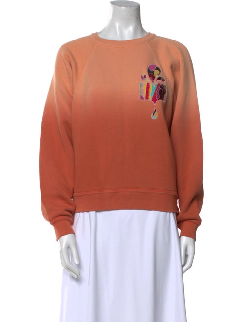 Isabel Marant Graphic Print Crew Neck Sweatshirt