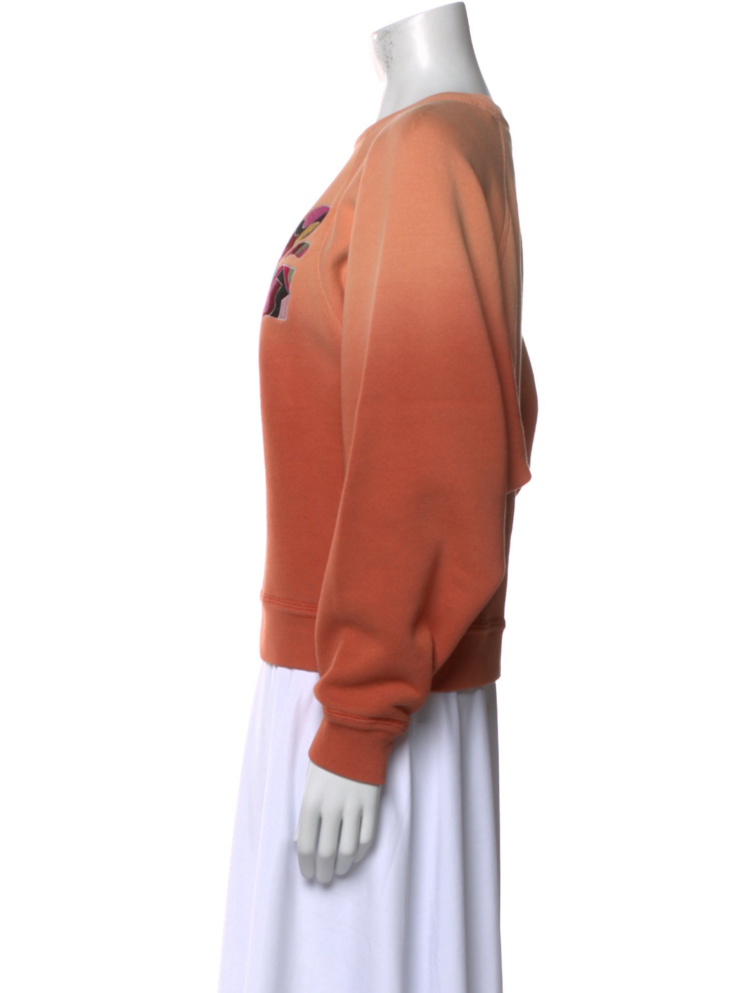 Isabel Marant Graphic Print Crew Neck Sweatshirt