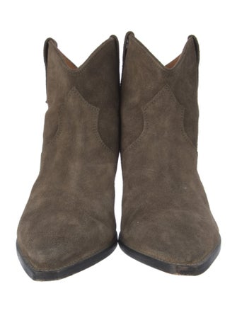 Isabel Marant Suede Western Boots