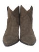 Isabel Marant Suede Western Boots