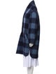 Isabel Marant Plaid Print Peacoat