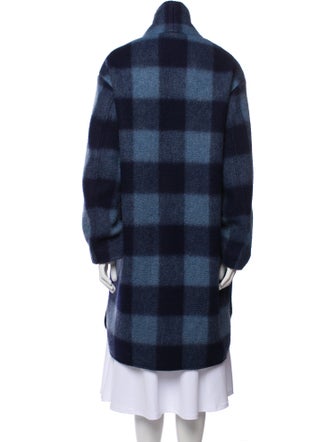 Isabel Marant Plaid Print Peacoat