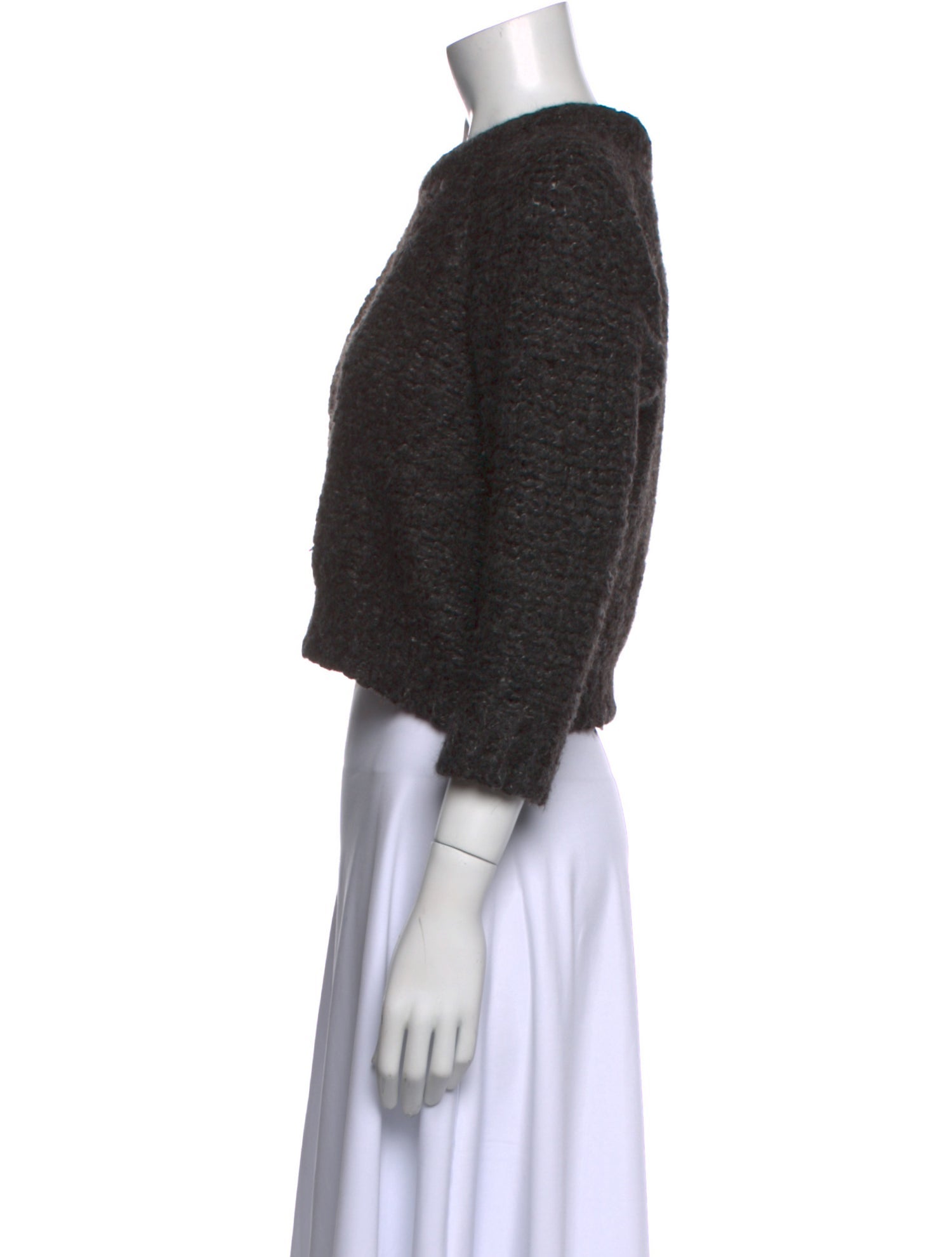 Isabel Marant Alpaca Crew Neck Crop Top