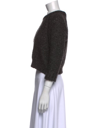 Isabel Marant Alpaca Crew Neck Crop Top