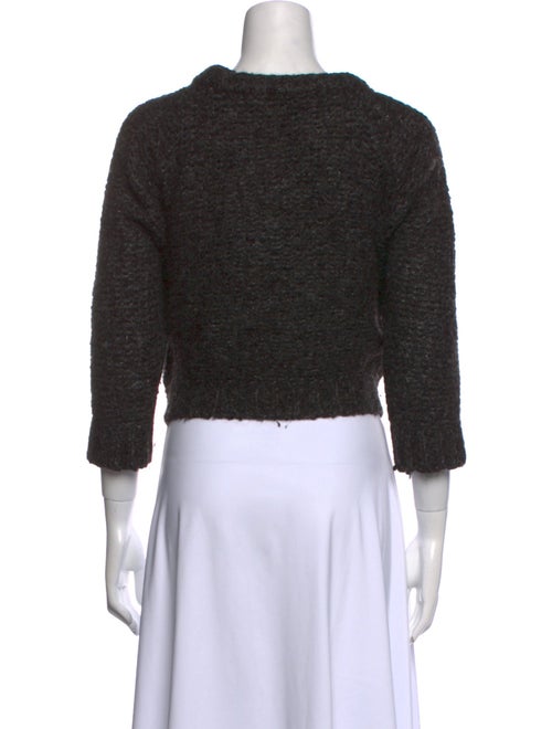 Isabel Marant Alpaca Crew Neck Crop Top