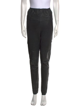 Isabel Marant Lambskin Skinny Leg Pants