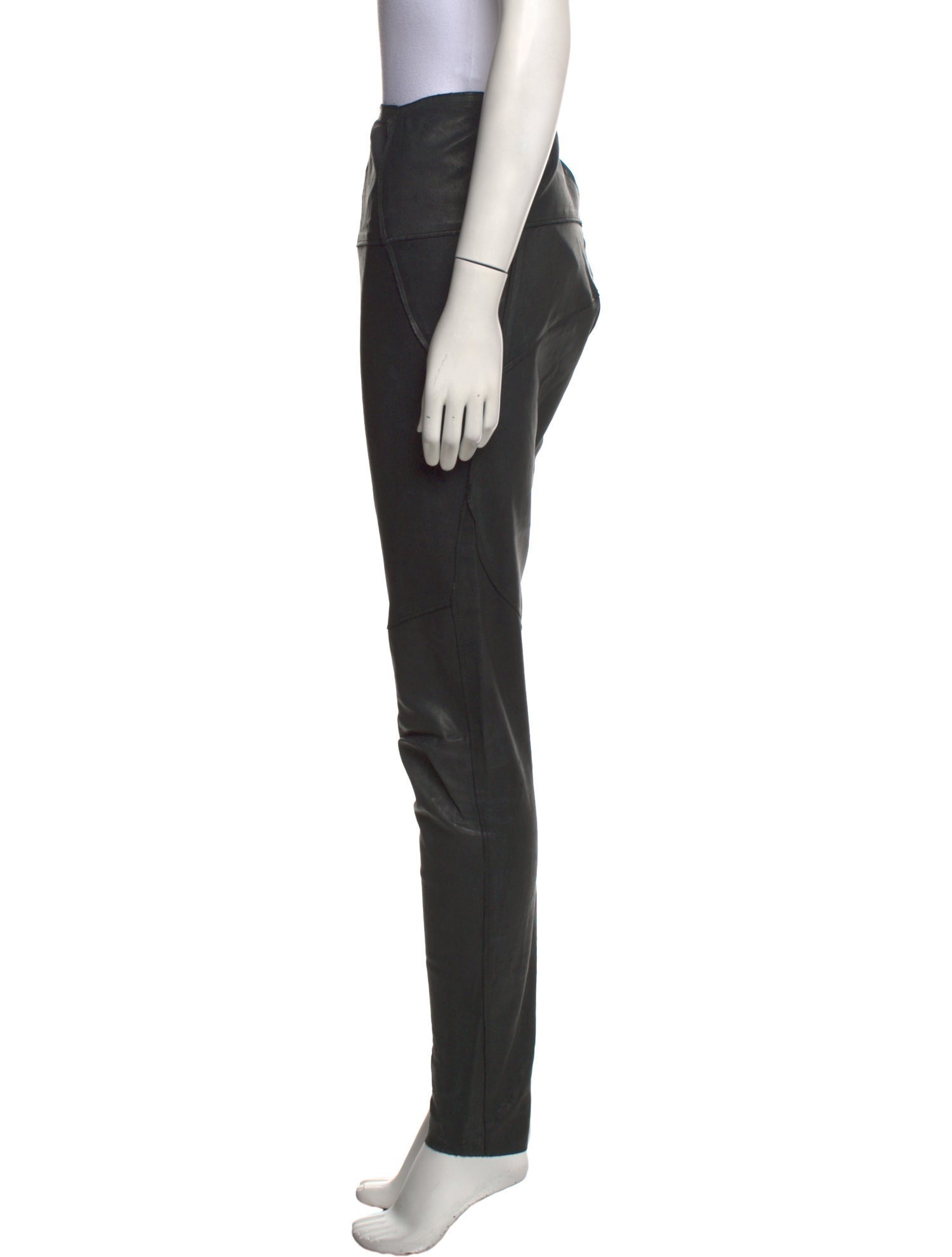 Isabel Marant Lambskin Skinny Leg Pants