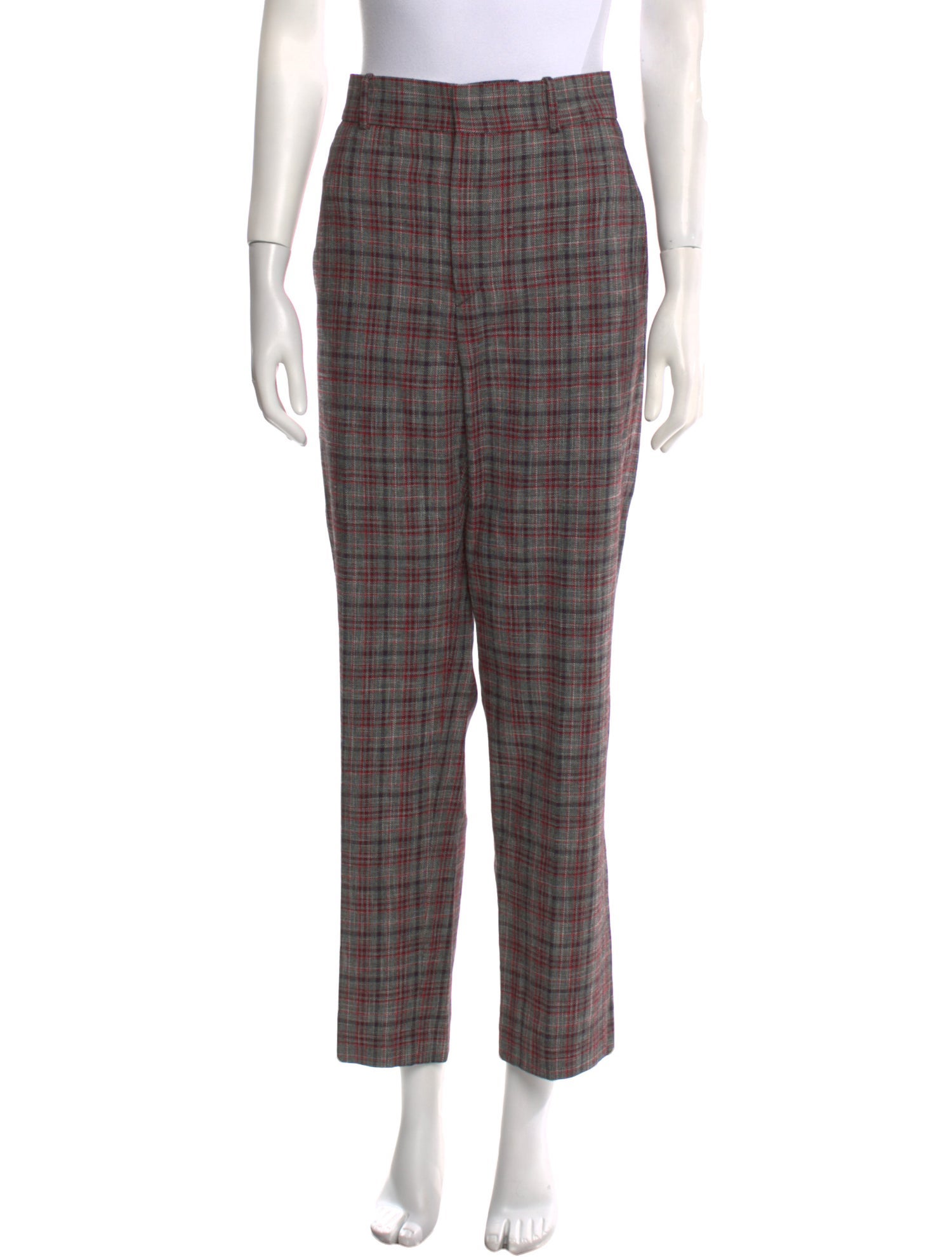 Isabel Marant Virgin Wool Straight Leg Pants