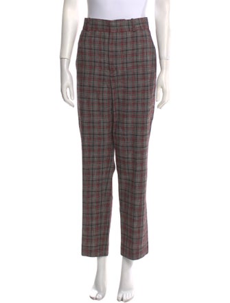 Isabel Marant Virgin Wool Straight Leg Pants