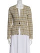 Isabel Marant Wool Plaid Print Blazer