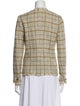 Isabel Marant Wool Plaid Print Blazer