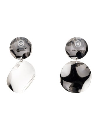 Isabel Marant Round Disc Drop Earrings