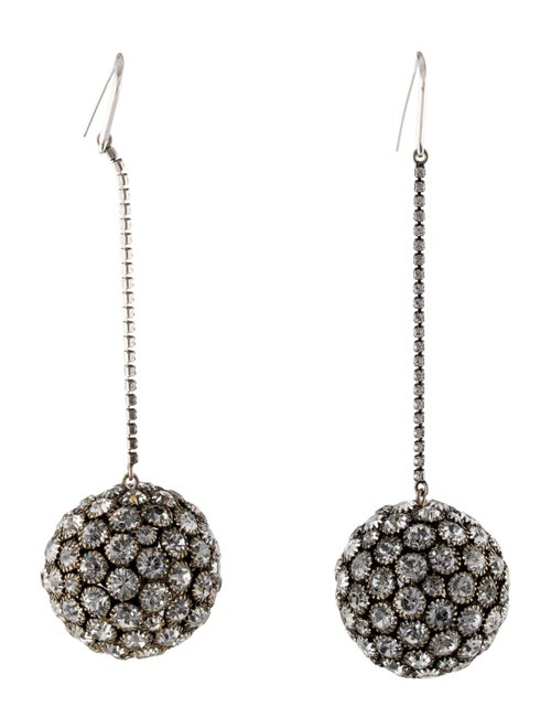 Isabel Marant Crystal Life On Mars Drop Earrings