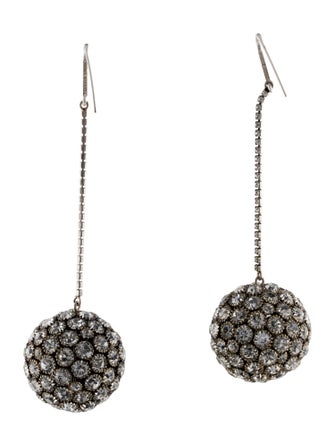 Isabel Marant Crystal Life On Mars Drop Earrings