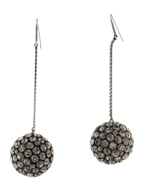 Isabel Marant Crystal Life On Mars Drop Earrings