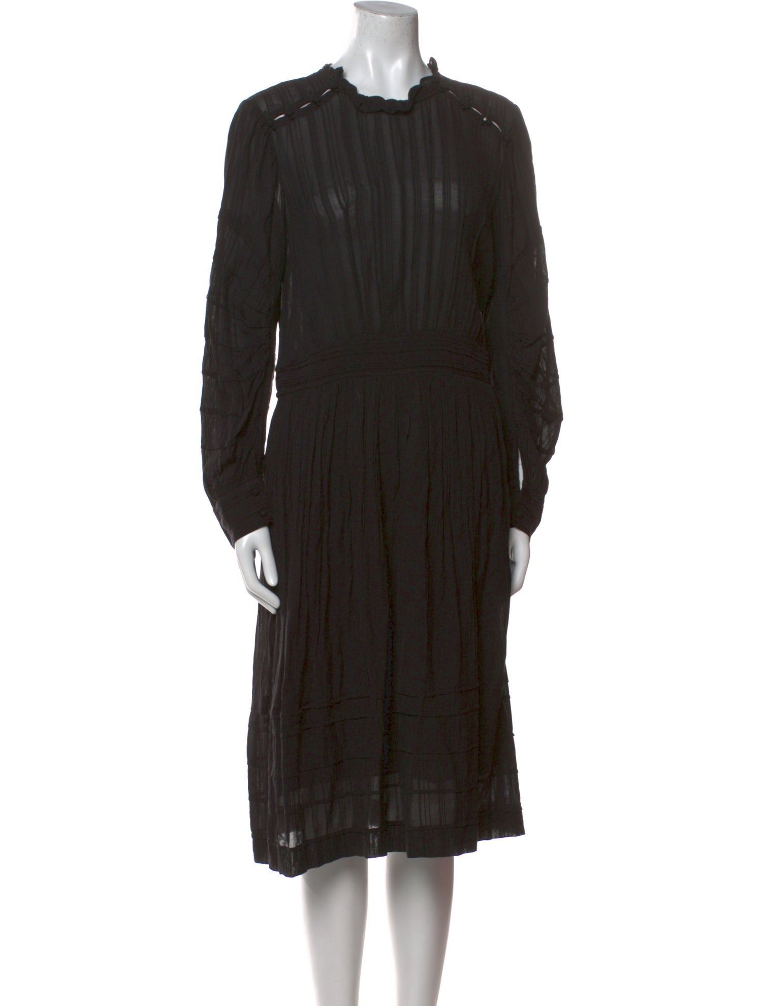 Isabel Marant Mock Neck Long Dress