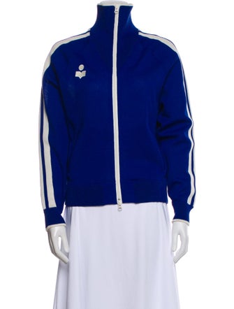 Étoile Isabel Marant Striped Bomber Jacket