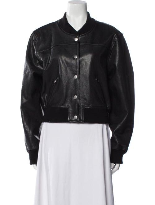 Isabel Marant Lamb Leather Bomber Jacket