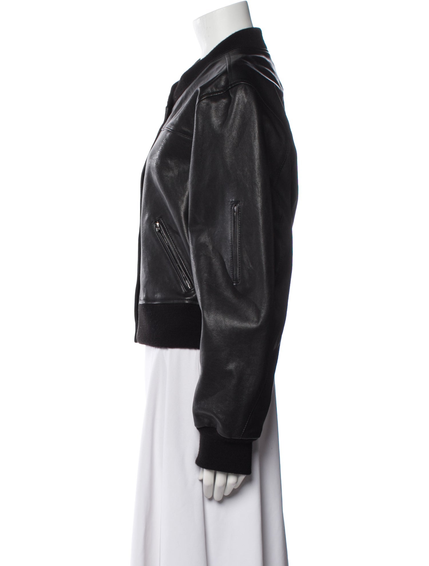 Isabel Marant Lamb Leather Bomber Jacket