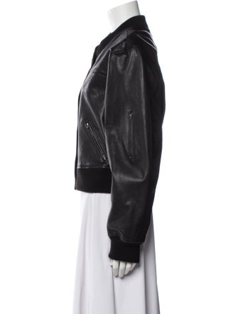 Isabel Marant Lamb Leather Bomber Jacket