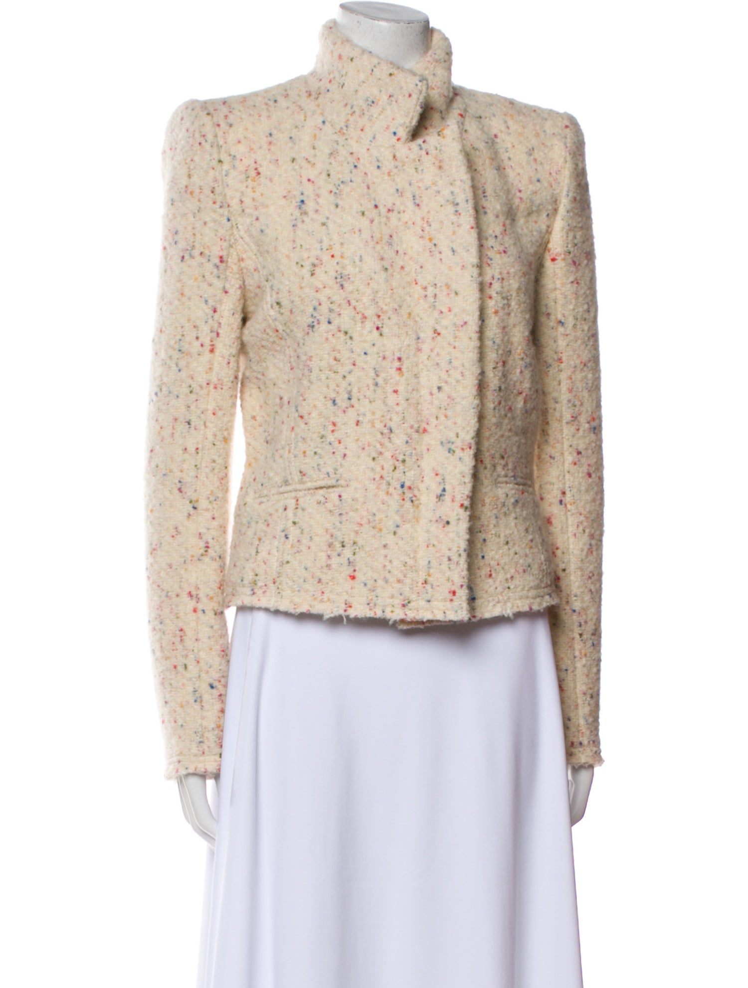 Isabel Marant Wool Tweed Pattern Evening Jacket