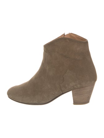 Isabel Marant Suede Western Boots