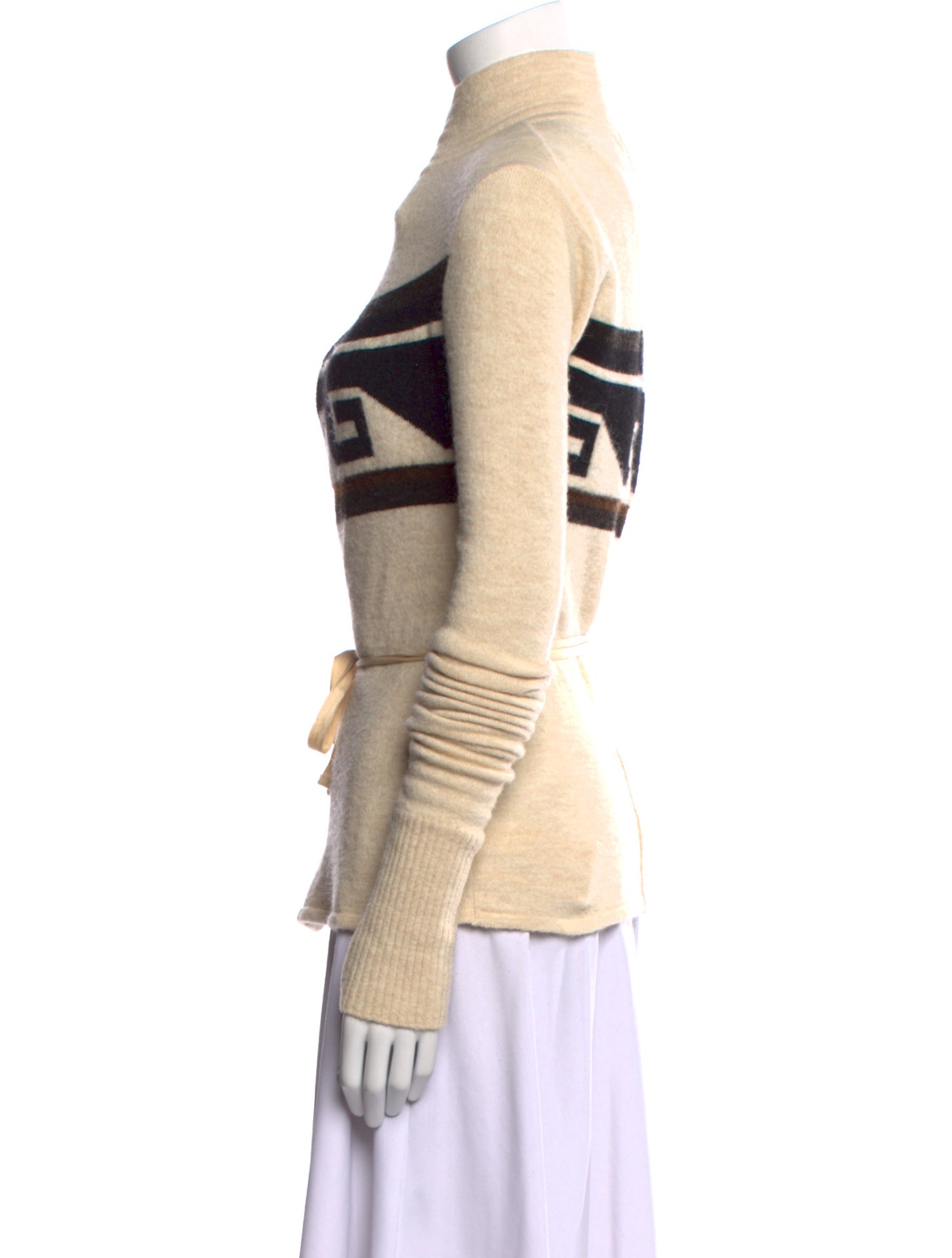 Isabel Marant Printed Turtleneck Sweater