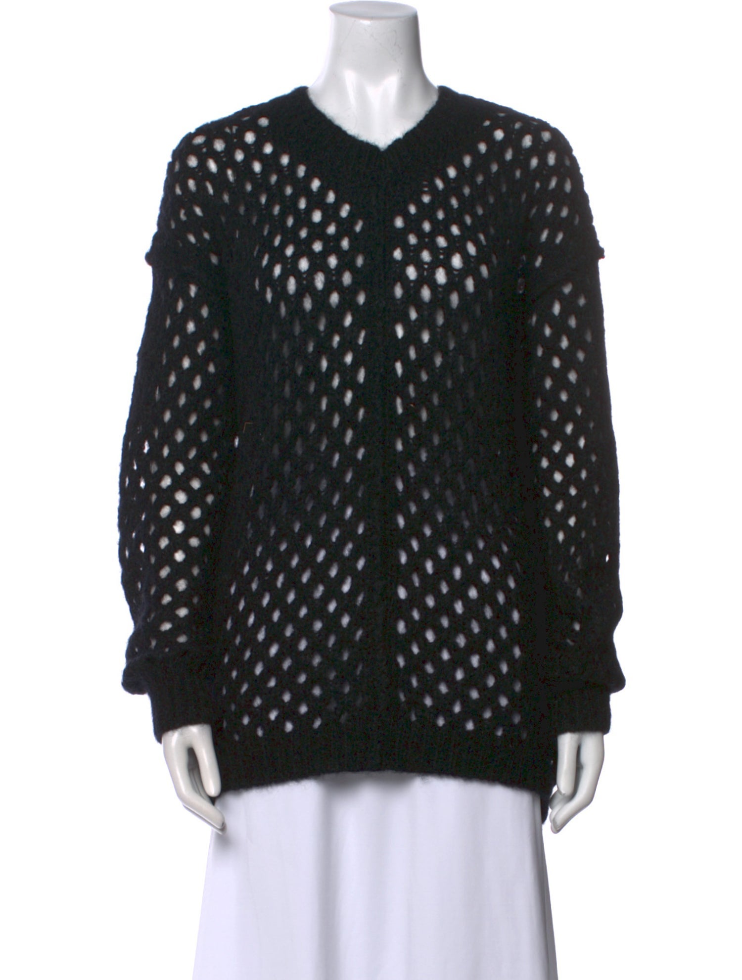 Isabel Marant Polka Dot Print Crew Neck Sweater