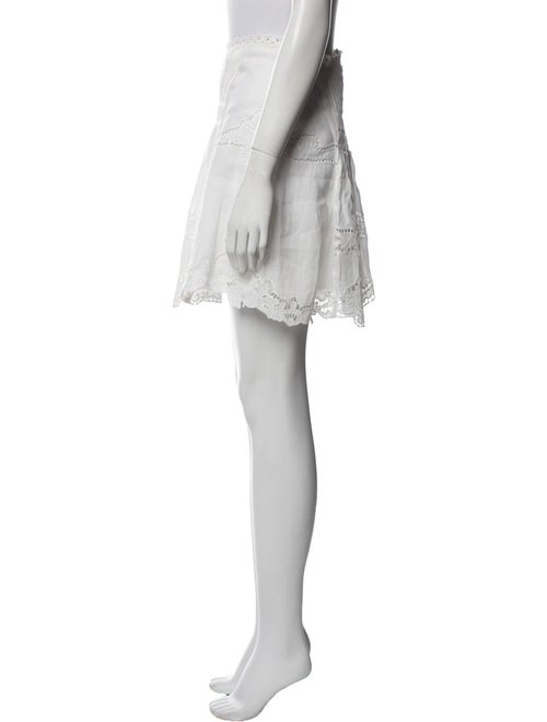 Isabel Marant Eyelet Trim Mini Skirt