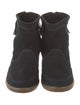 Isabel Marant Suede Tassel Accents Sock Boots