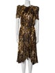 Isabel Marant Animal Print Midi Length Dress
