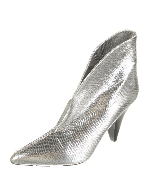 Isabel Marant Leather Animal Print Boots