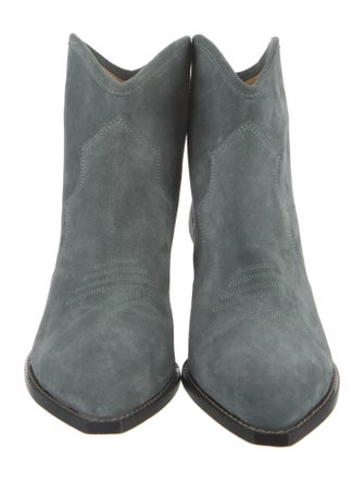 Isabel Marant Suede Western Boots